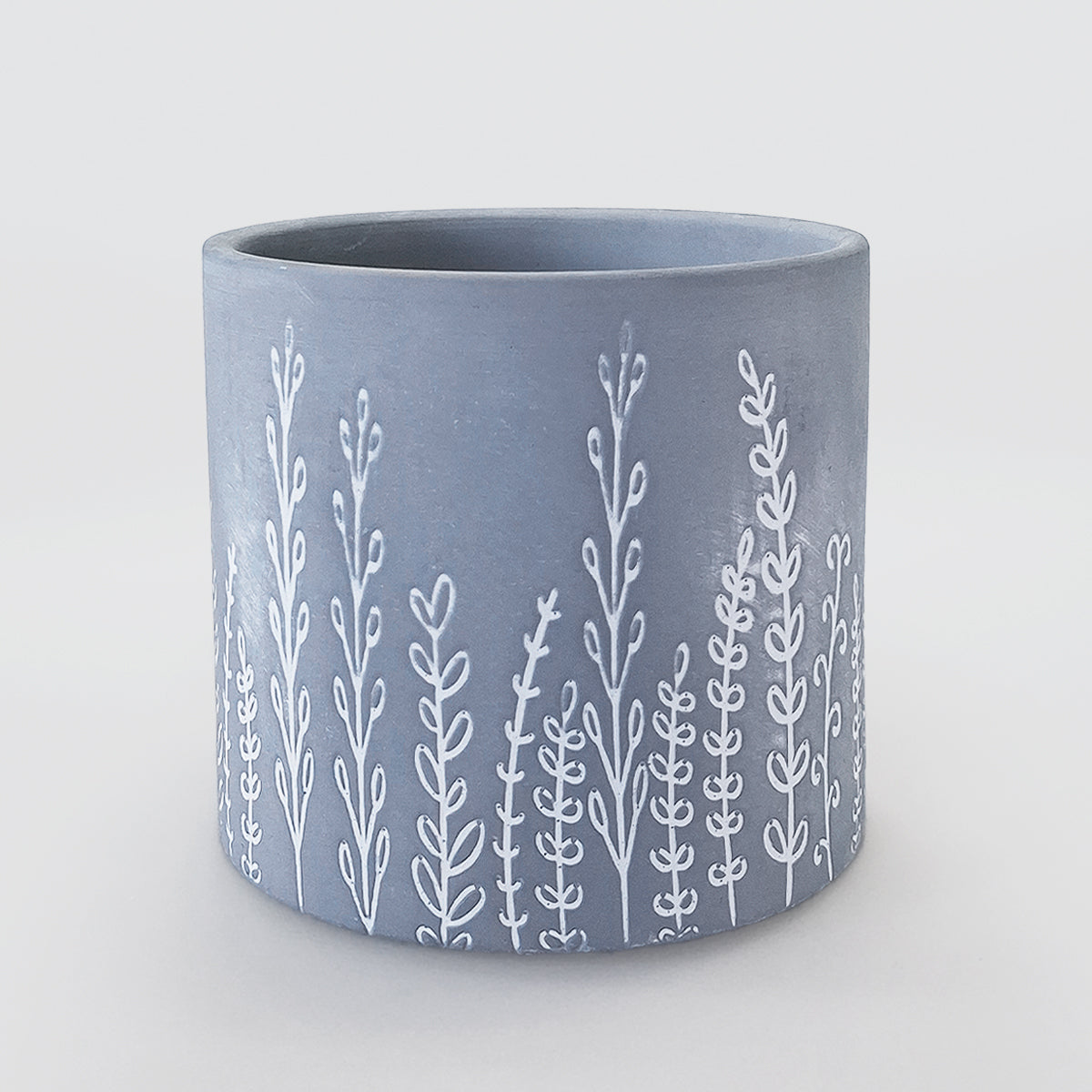 Embossed Flower Planter Pots