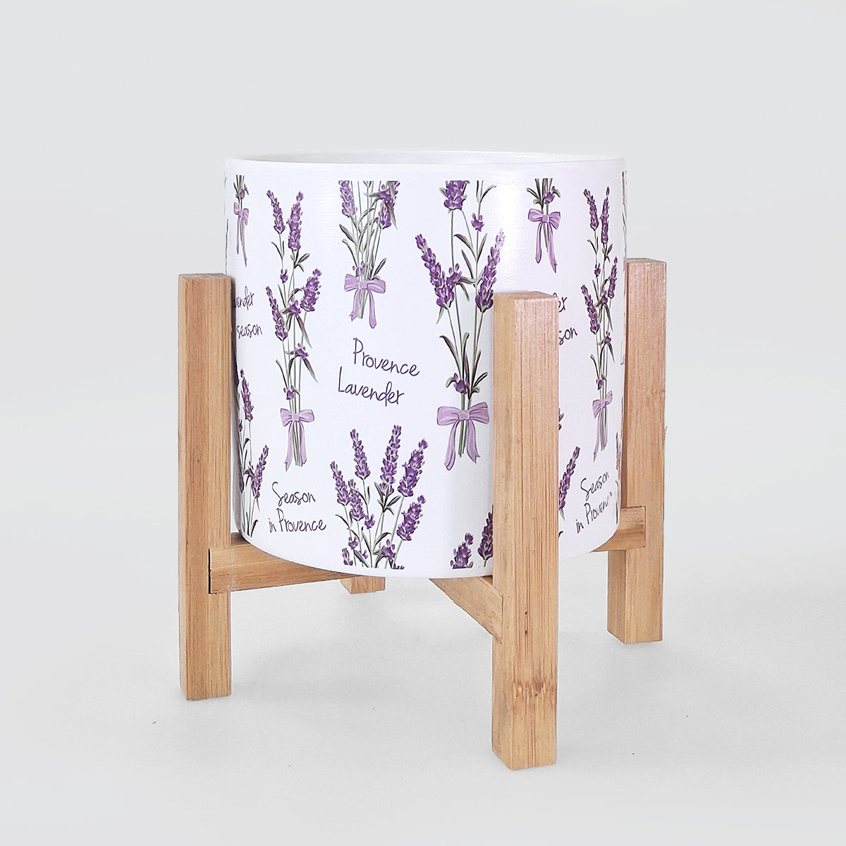Planter Pot & Stand - Lavender