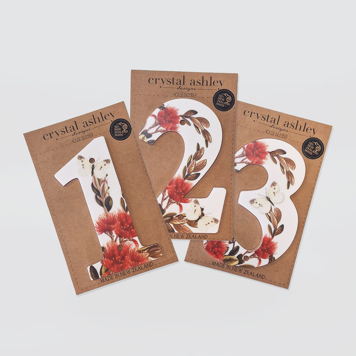 Pohutukawa House Numbers