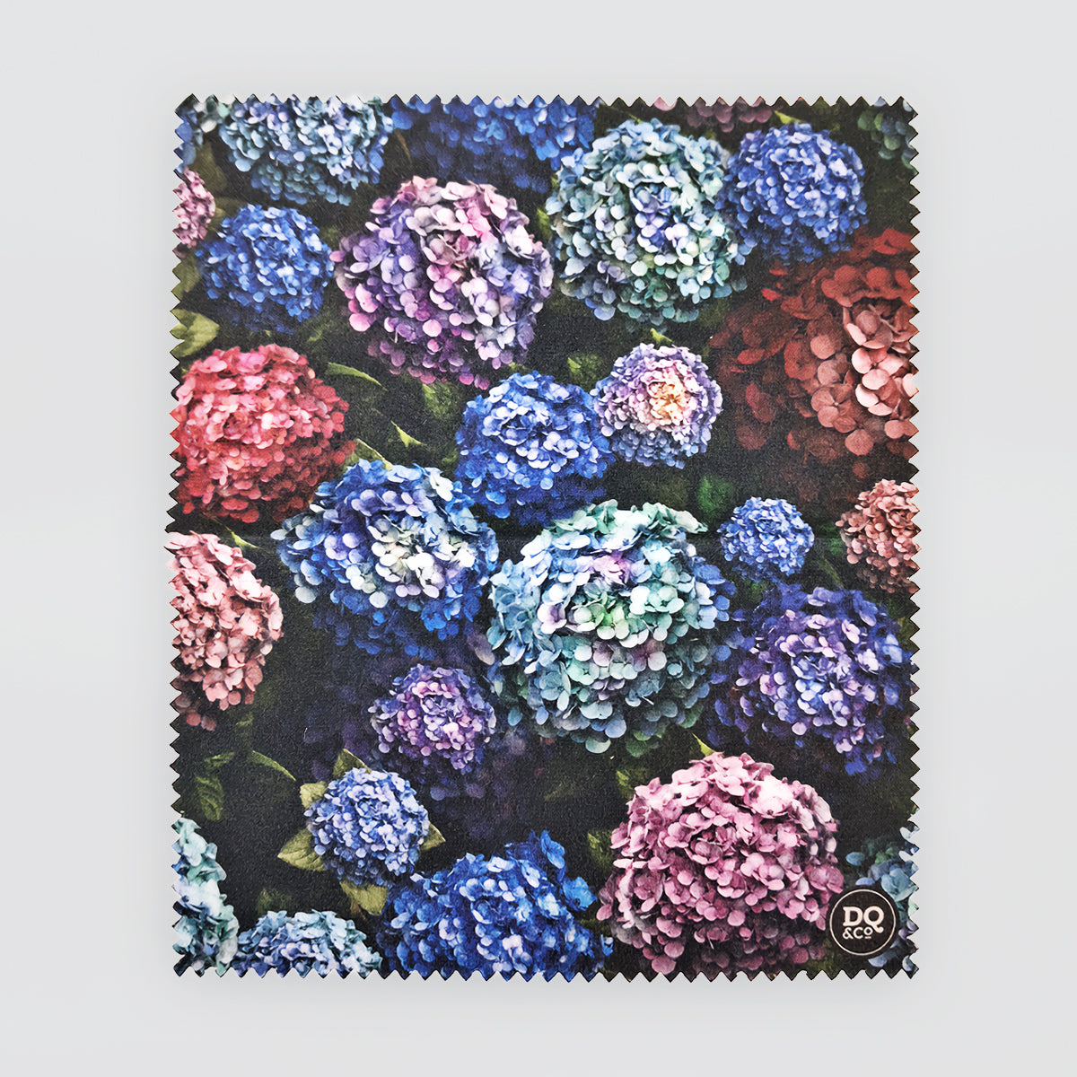 Microfibre Glasses Cloth - 'Hydrangea'
