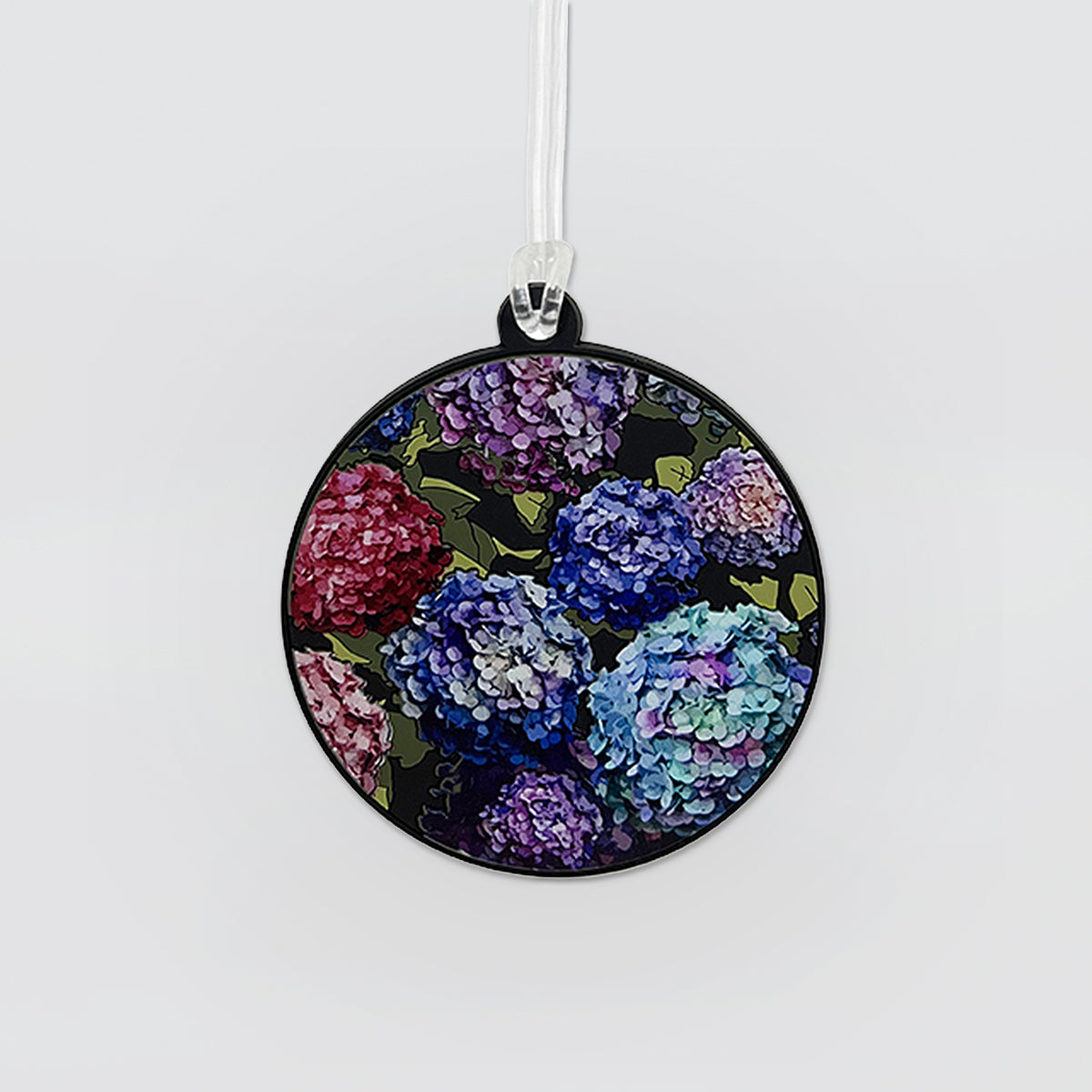 NZ Luggage Bag Tag - 'Hydrangea Bouquet'