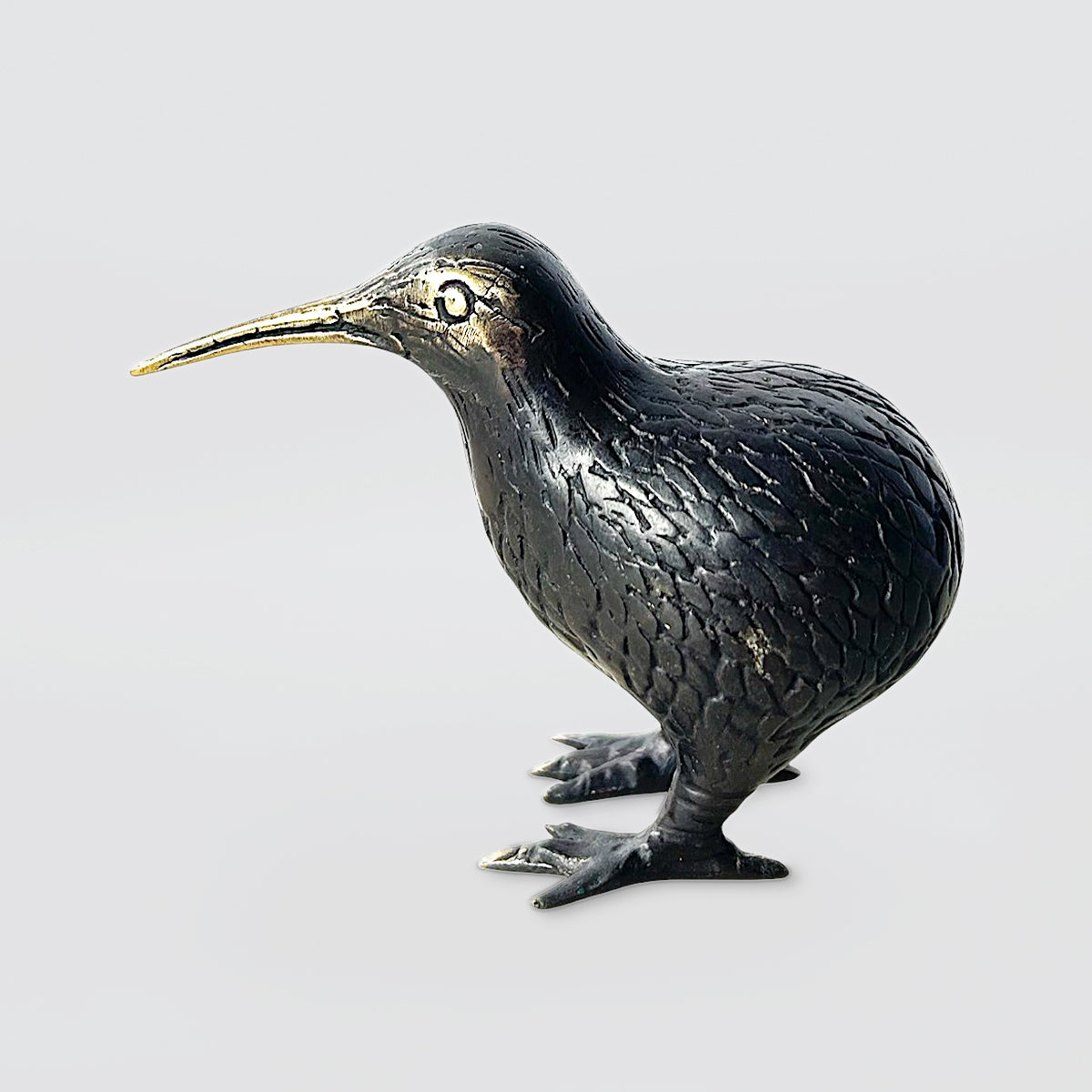 Brass Kiwi Decor Figurine