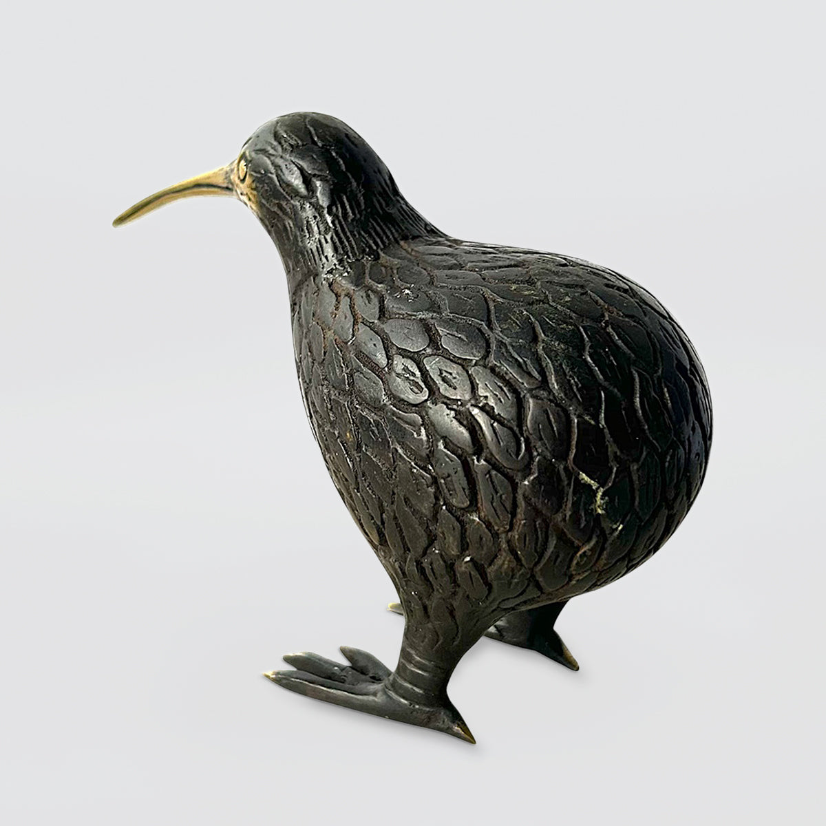 Brass Kiwi Decor Figurine