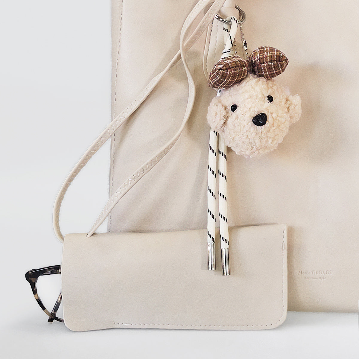 Tote Bag With Glasses Pouch & Dog Accessory