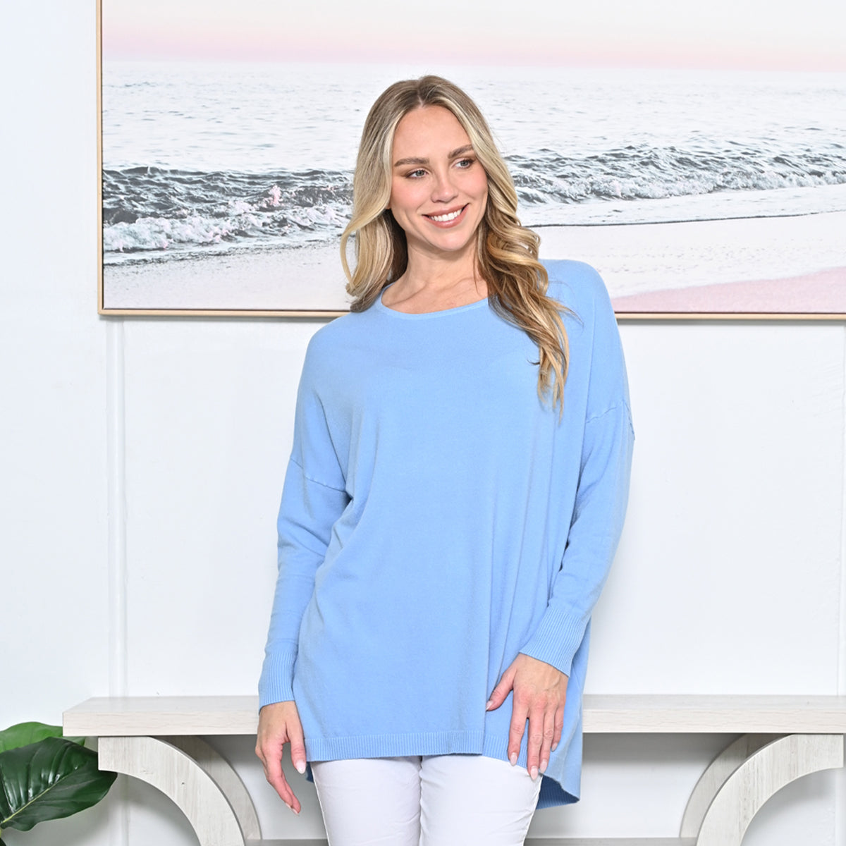 Plain Knit Tunic