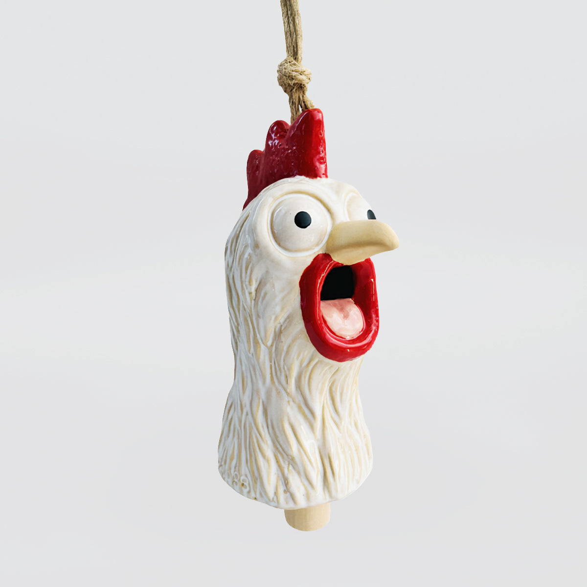 Ceramic Rooster - Wind Chime