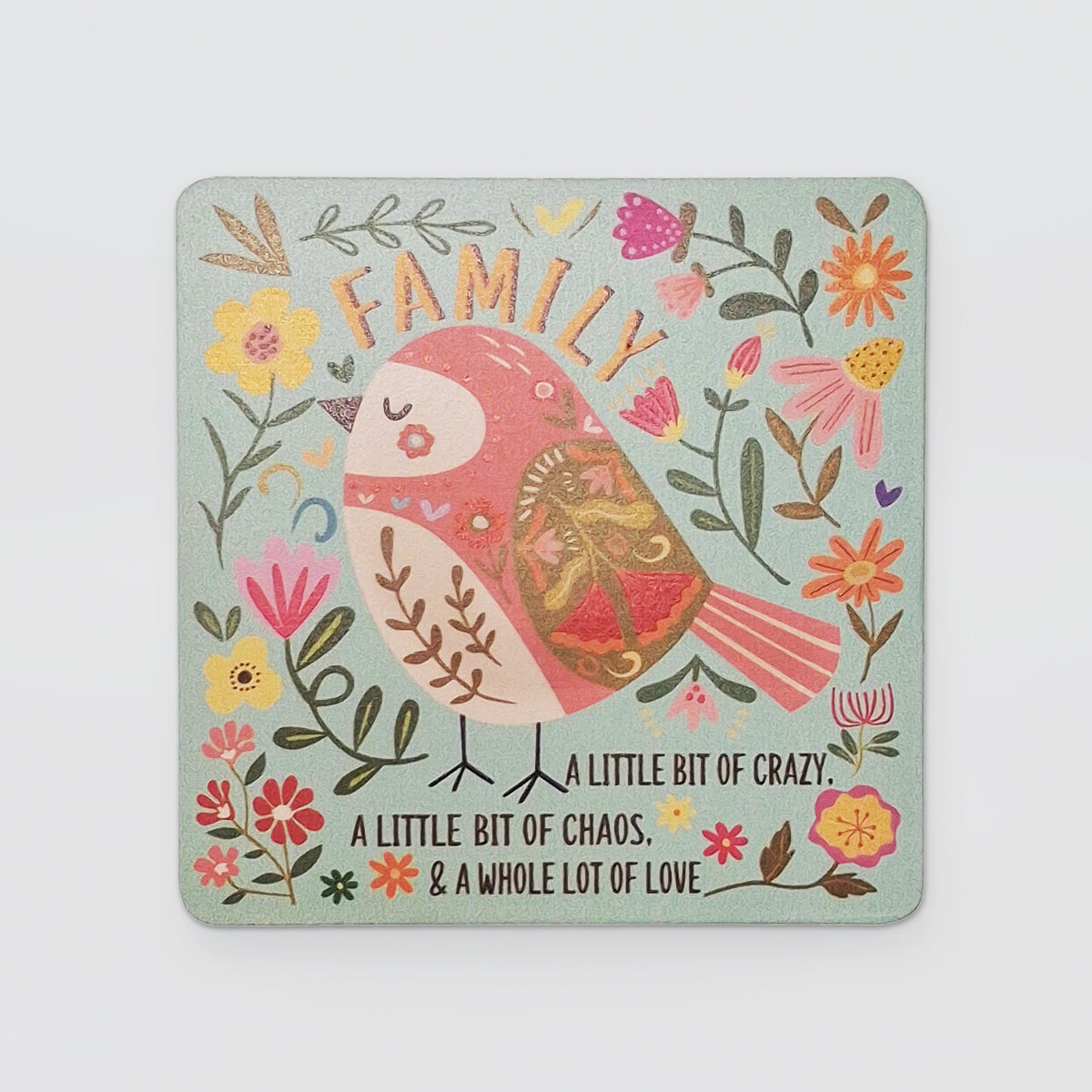 Wooden Coaster Set/4 - Birds