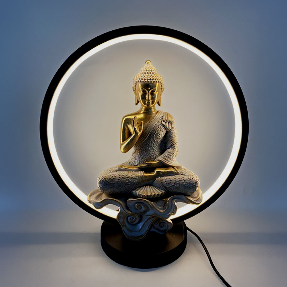 Resin Buddha Table LED Lamps