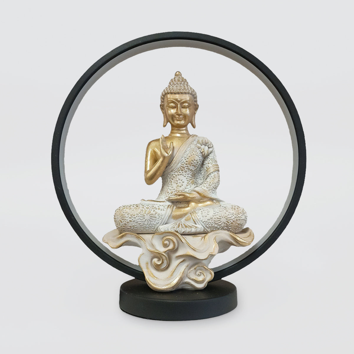 Resin Buddha Table LED Lamps