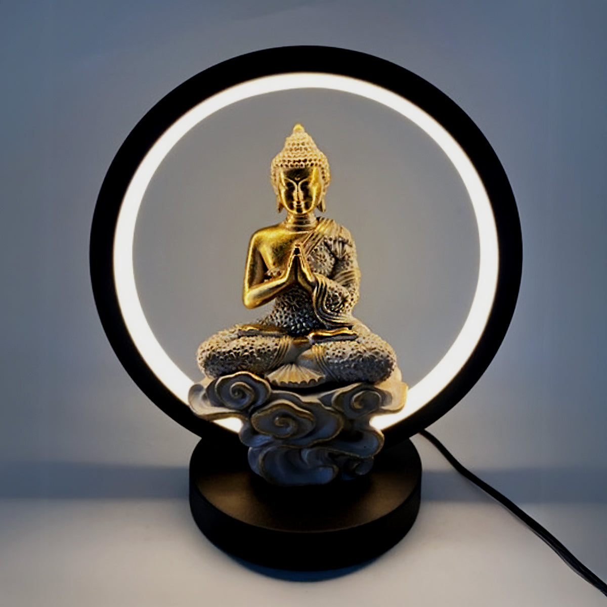 Resin Buddha Table LED Lamps