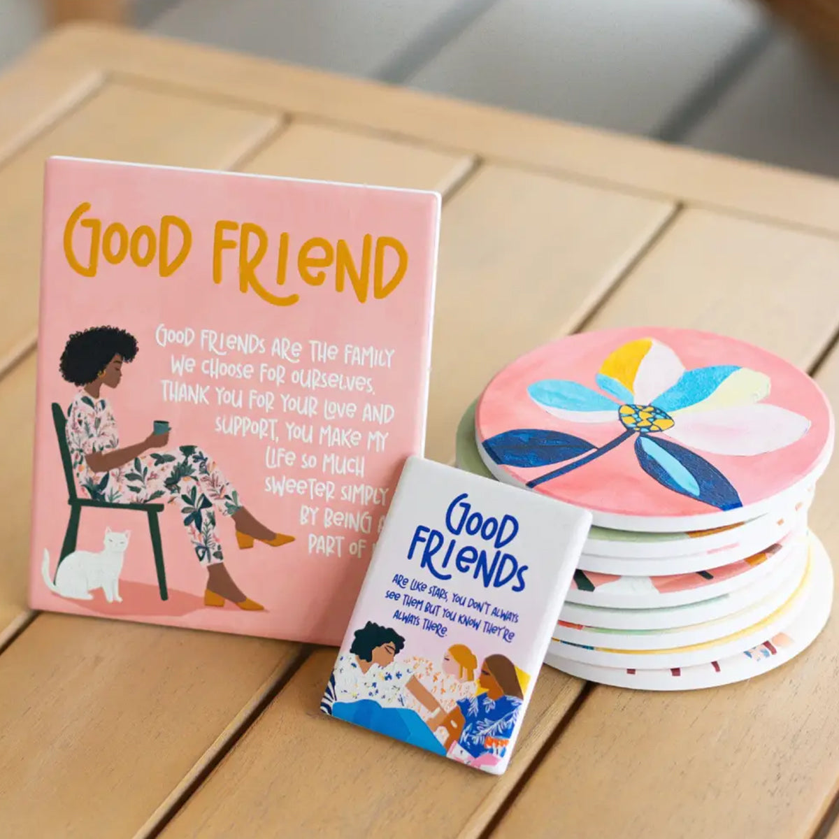 Billie Ceramic Magnet - Good Friends