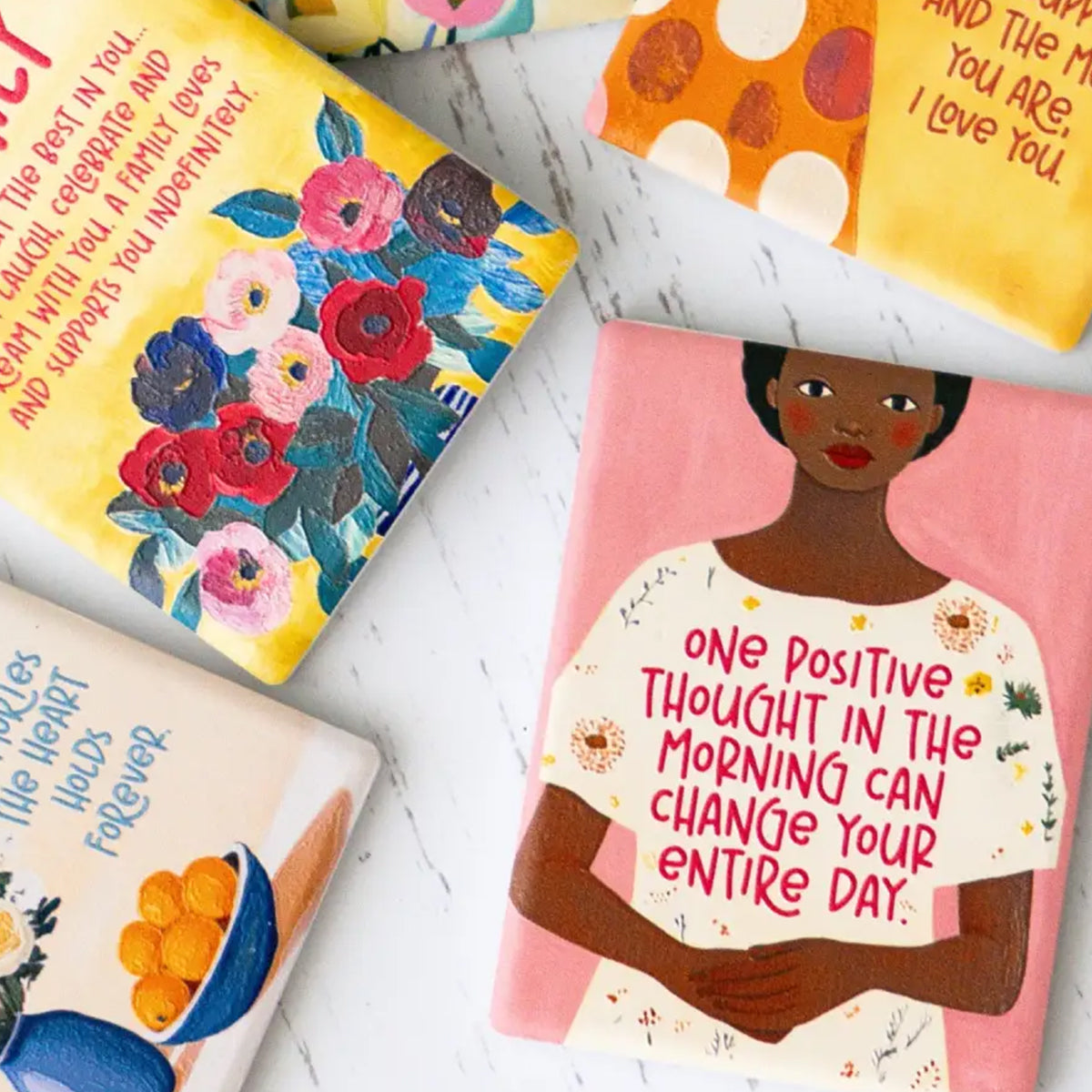 Billie Ceramic Magnet - Positive Thoughts