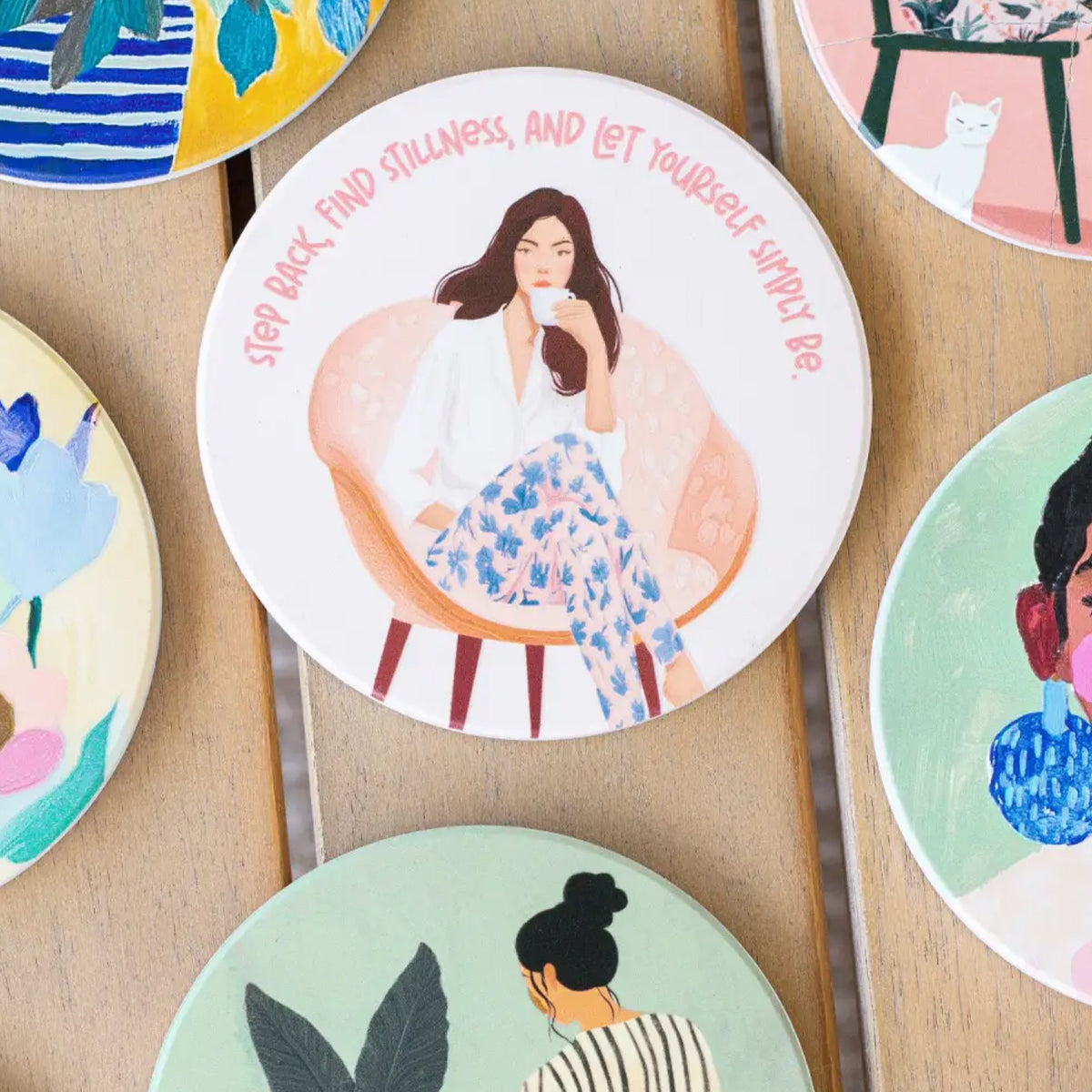 Billie - Ceramic Coaster - Simply Be