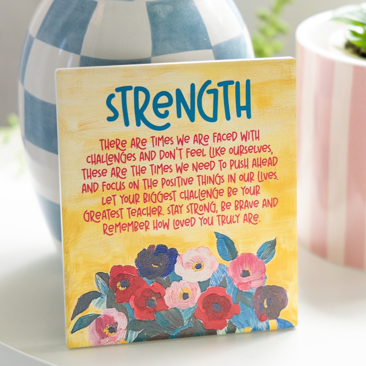 Billie - Verse Plaque - Strength