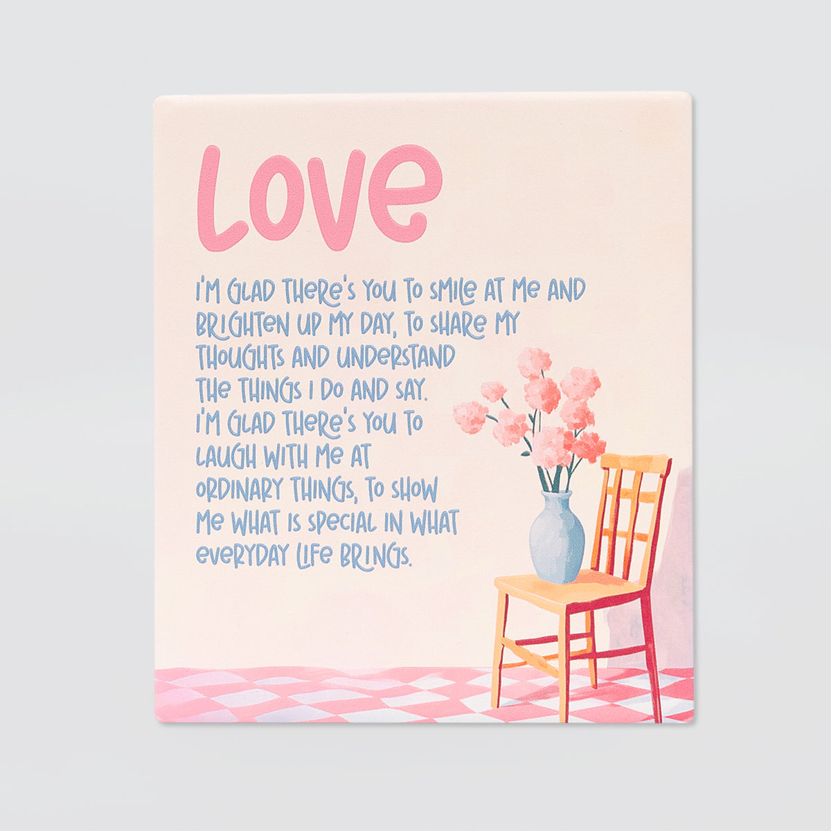 Billie - Verse Plaque - Love
