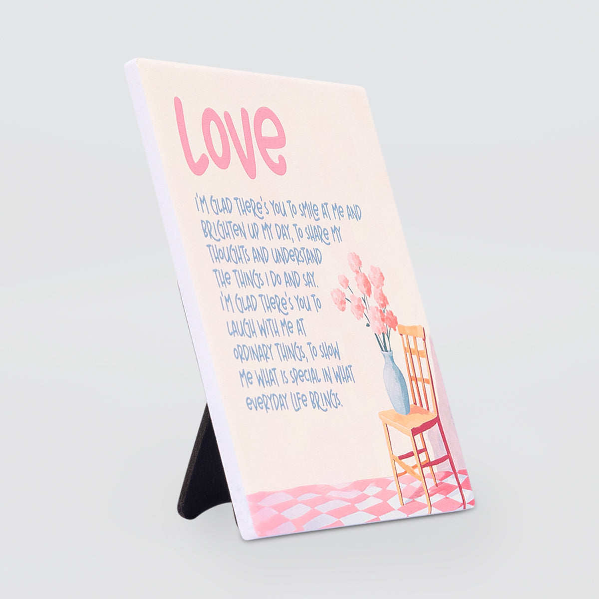 Billie - Verse Plaque - Love