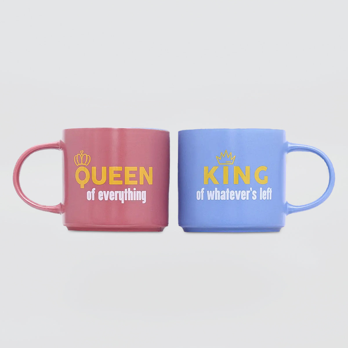 Cheeky Mugs Set - King & Queen