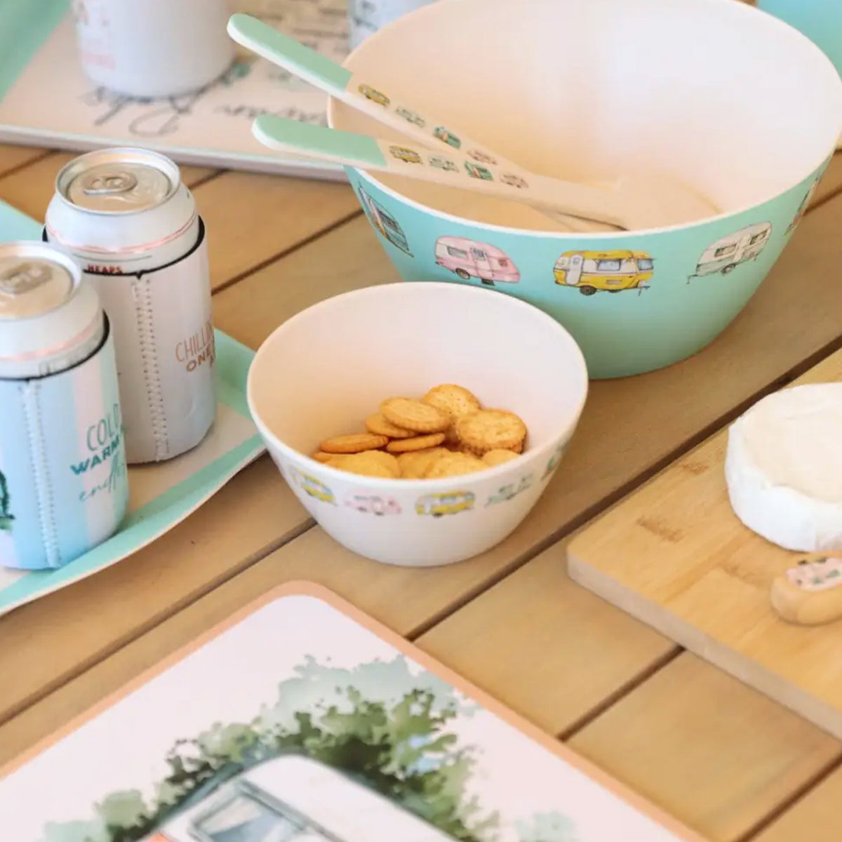 Bamboo Melamine Bowl - Caravan