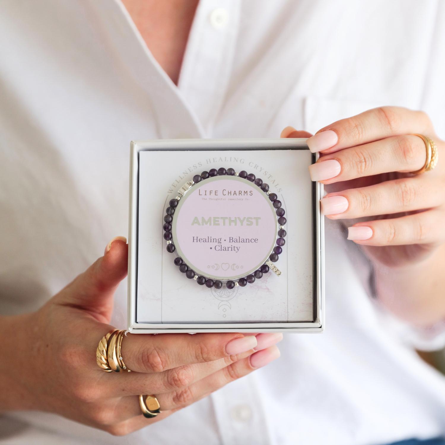 Healing Stone Bracelet - Amethyst