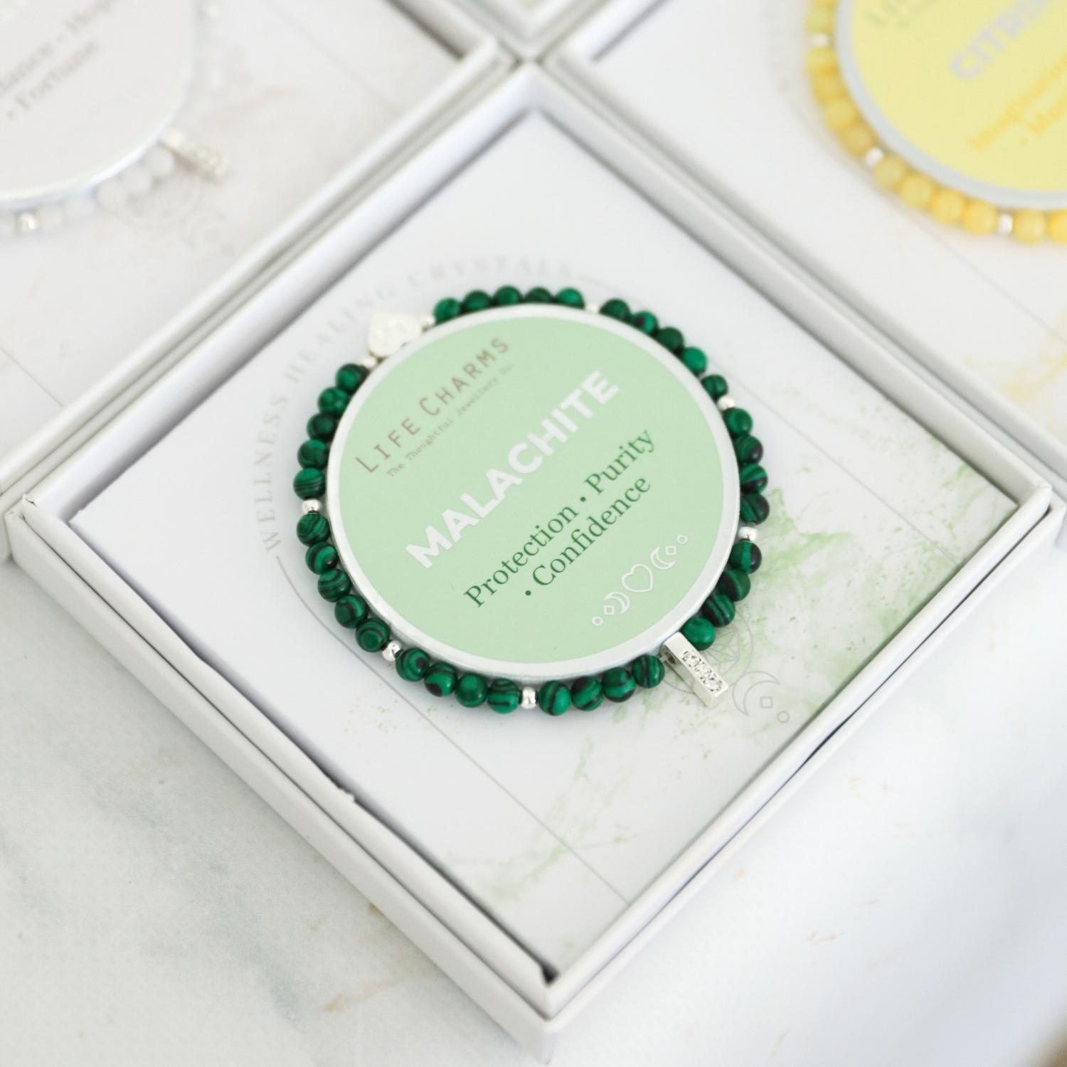 Healing Stone Bracelet - Malachite