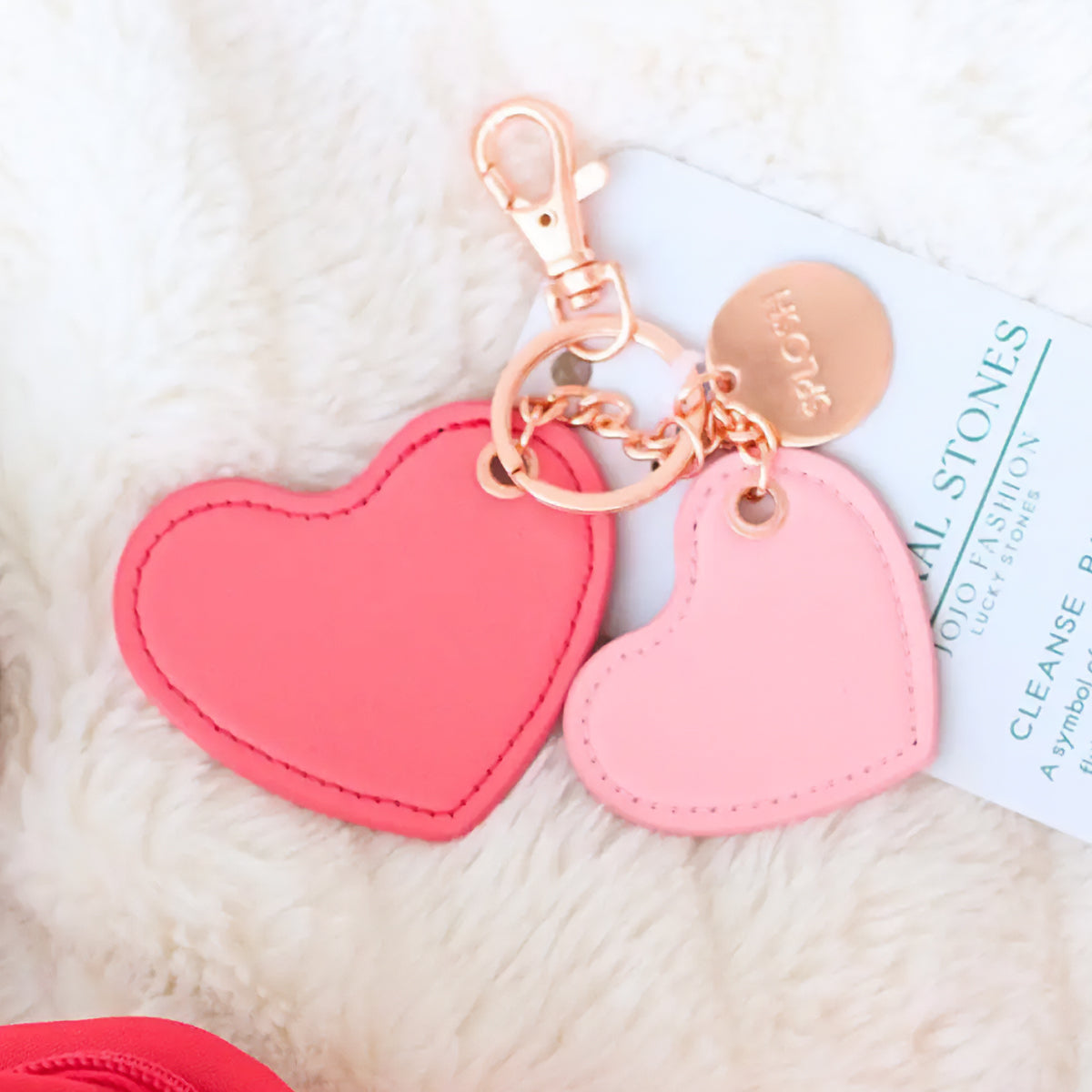 Mothers Day Bag Charm - Hearts
