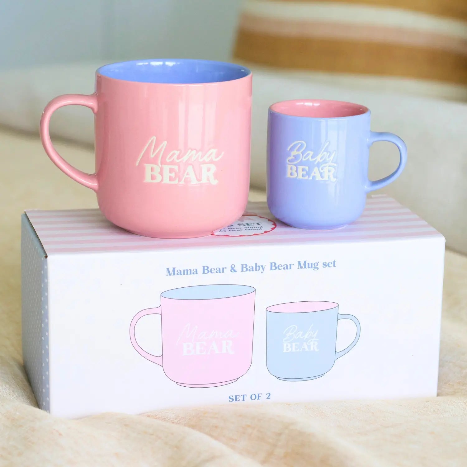 Mother's Day Mug Set - Mum & Baby Bear