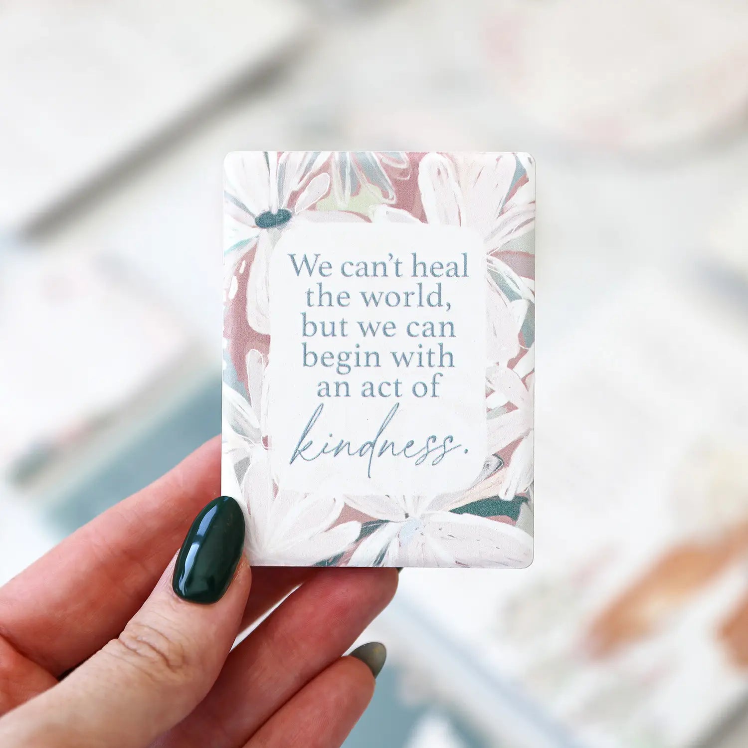 Love, Vera - Ceramic Magnet - Kindness