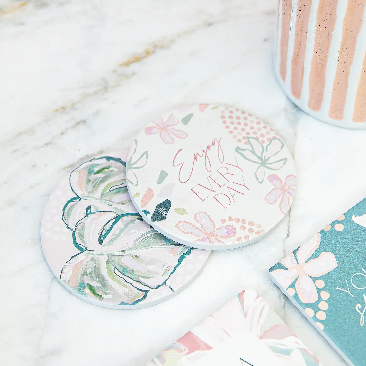 Love, Vera - Ceramic Coaster - Enjoy
