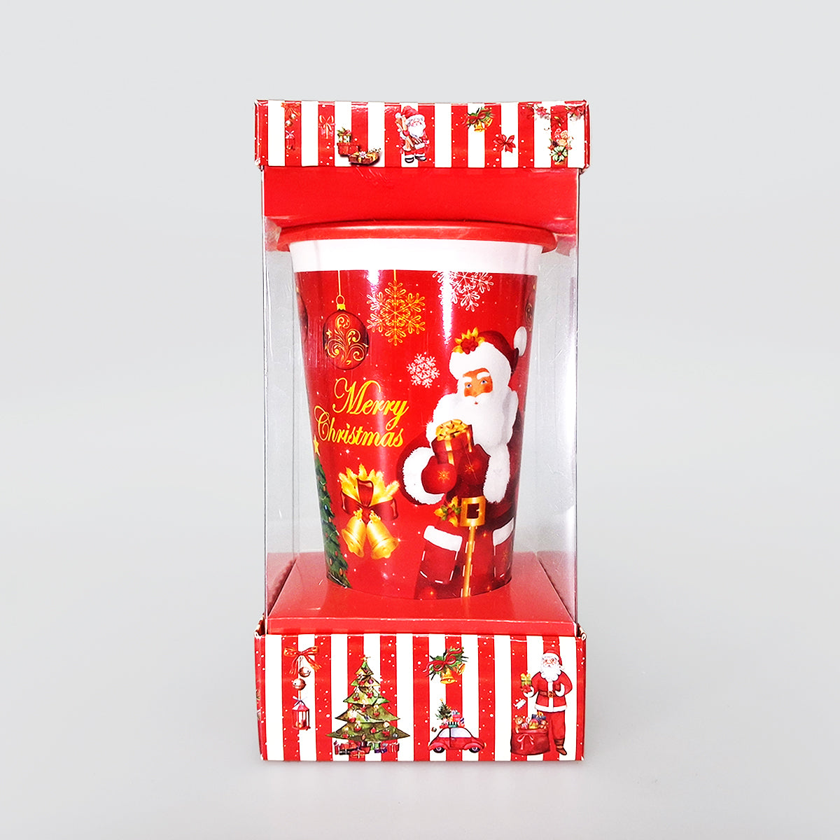 Christmas Travel Mug - Santa With Gift