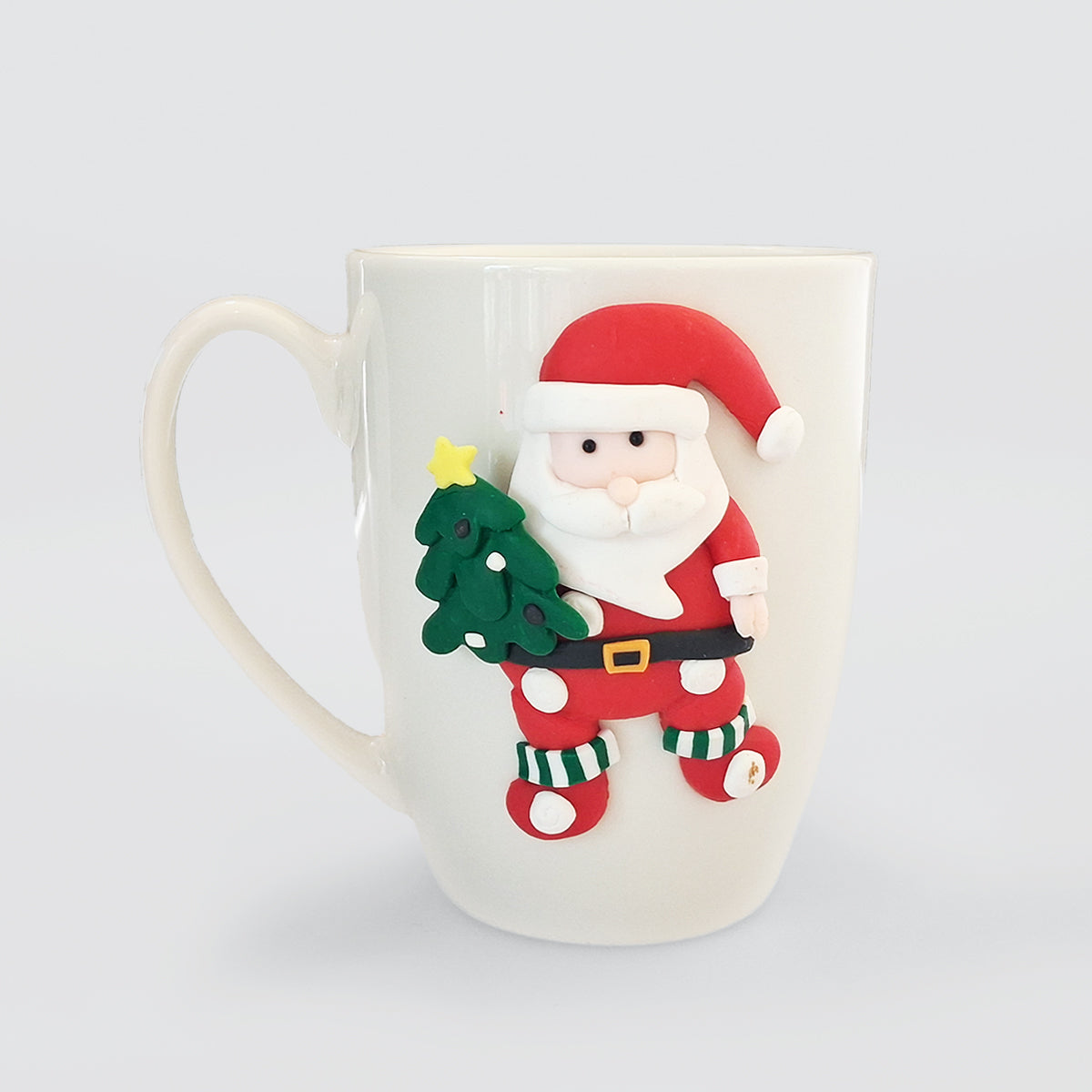 Mug - Appliqué Cartoon Santa