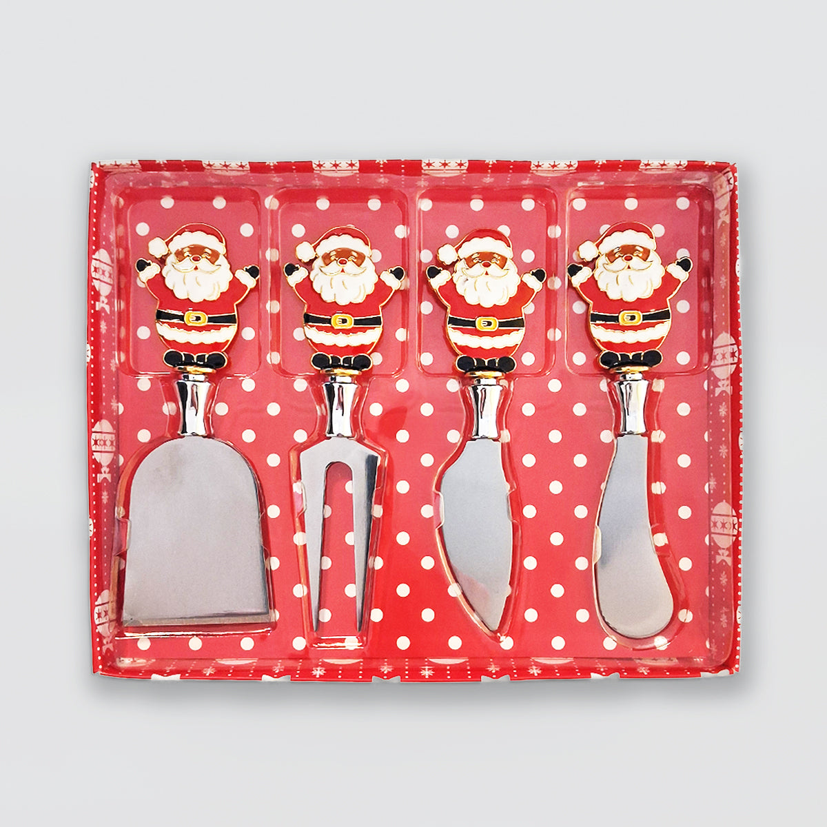 Christmas Cheese Serving Set - S/4