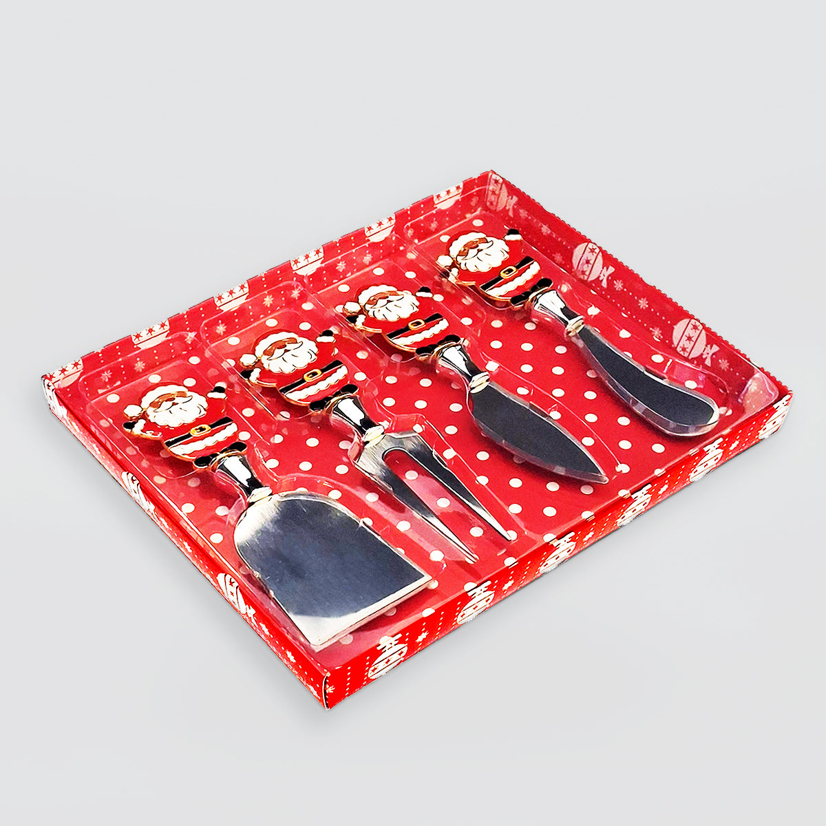 Christmas Cheese Serving Set - S/4