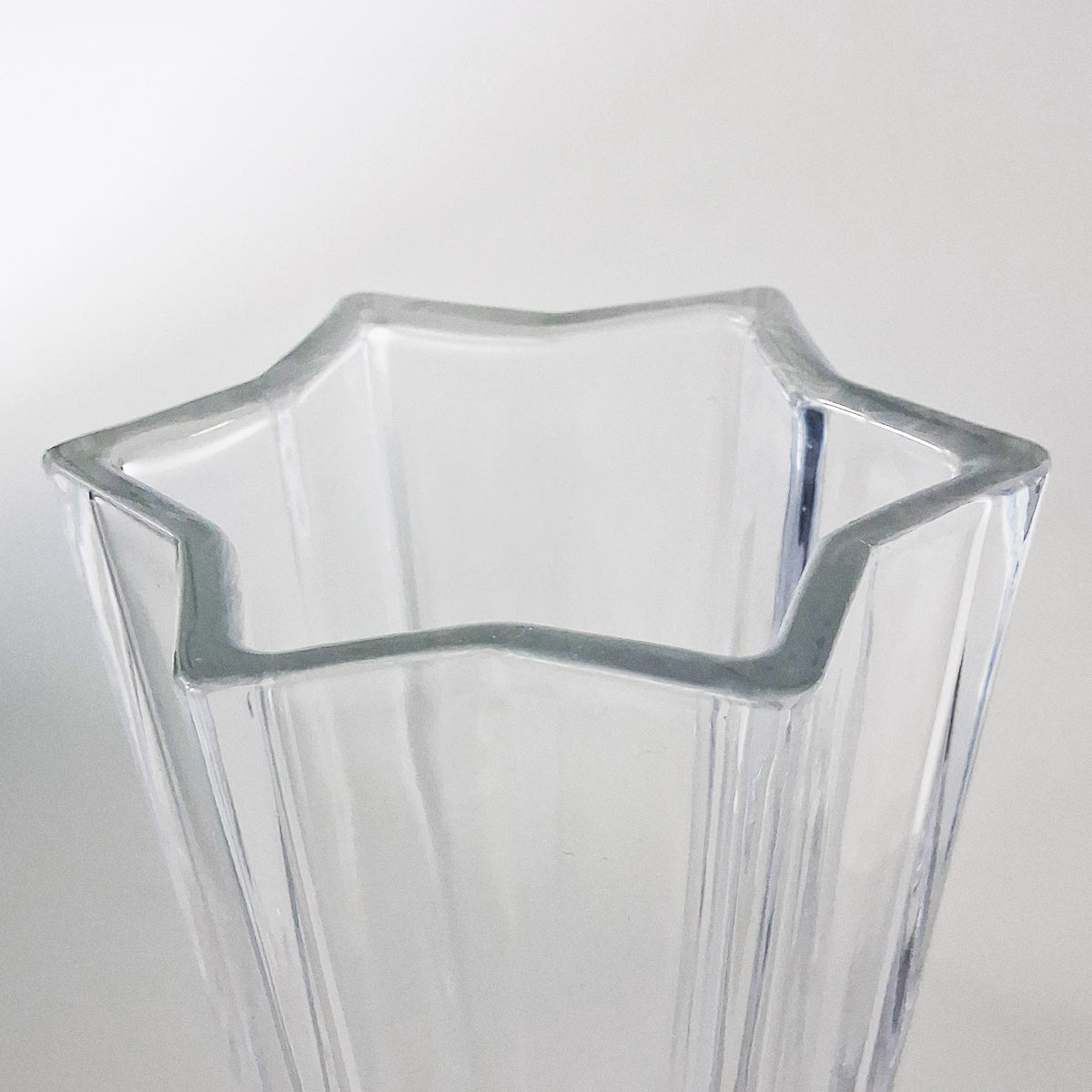 Waisted Star Glass Vases
