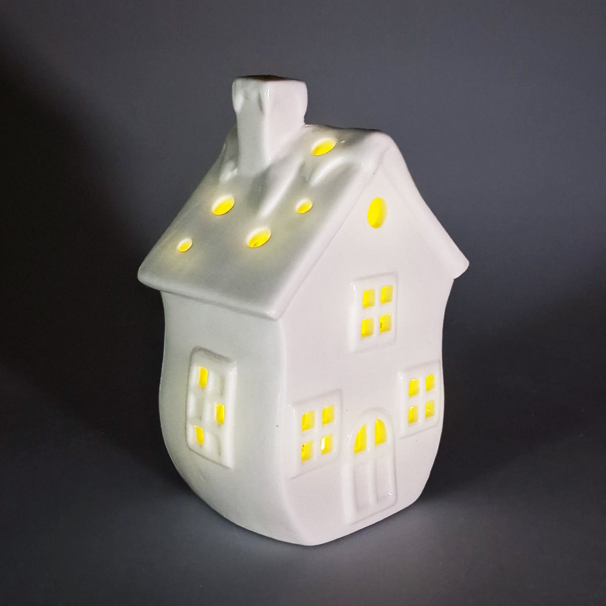 Ceramic LED Candle-Style House