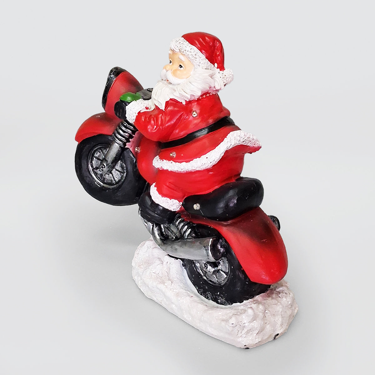 LED Santa On A Christmas Motorbike