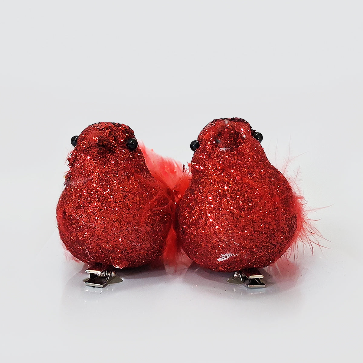 Glittery Birds - Clip-on Christmas Ornaments