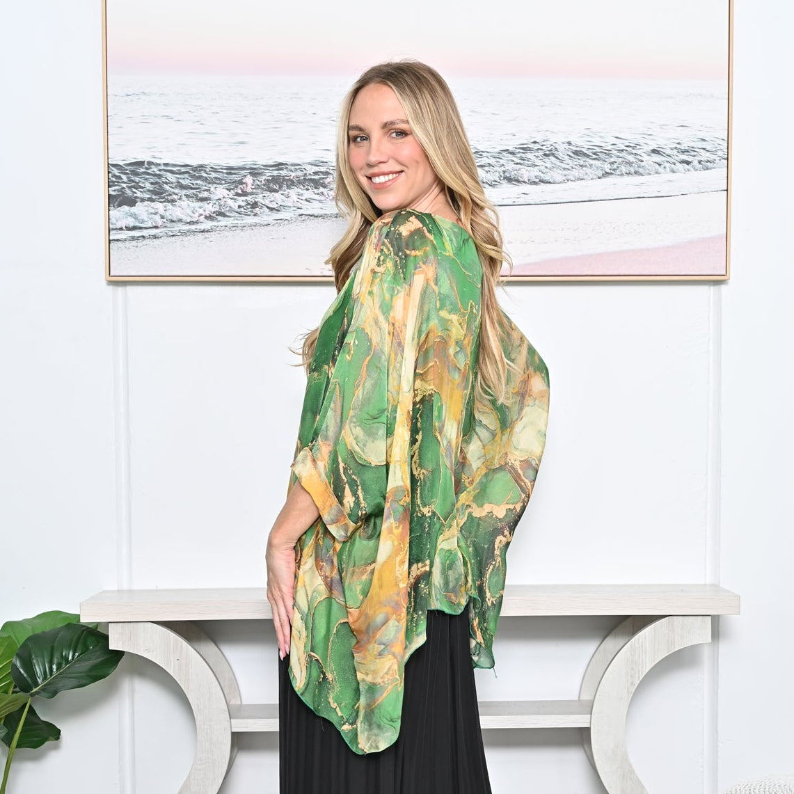 Marble Silk Kaftans
