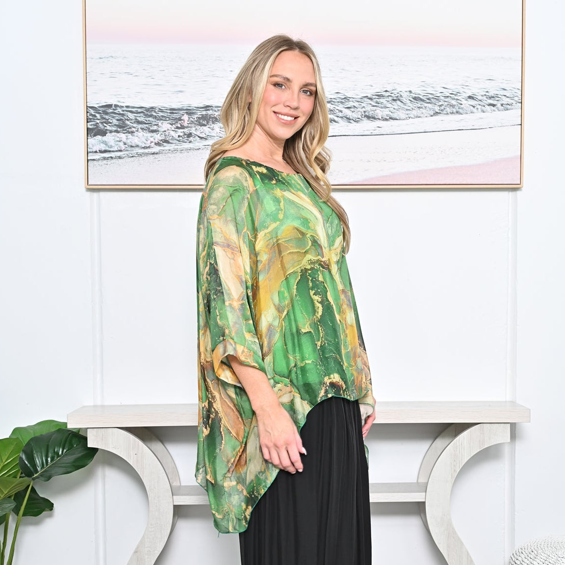 Marble Silk Kaftans