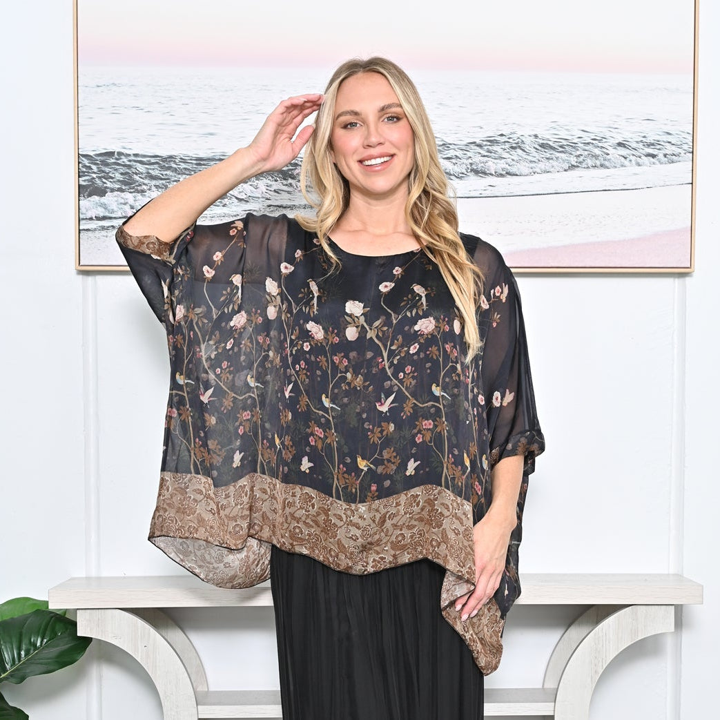 Floral Silk Kaftans