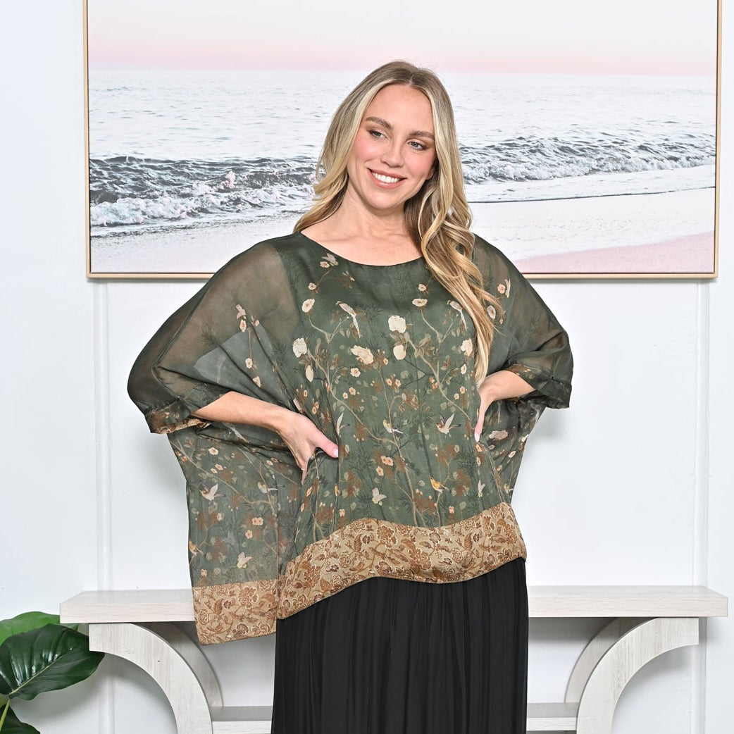 Floral Silk Kaftans