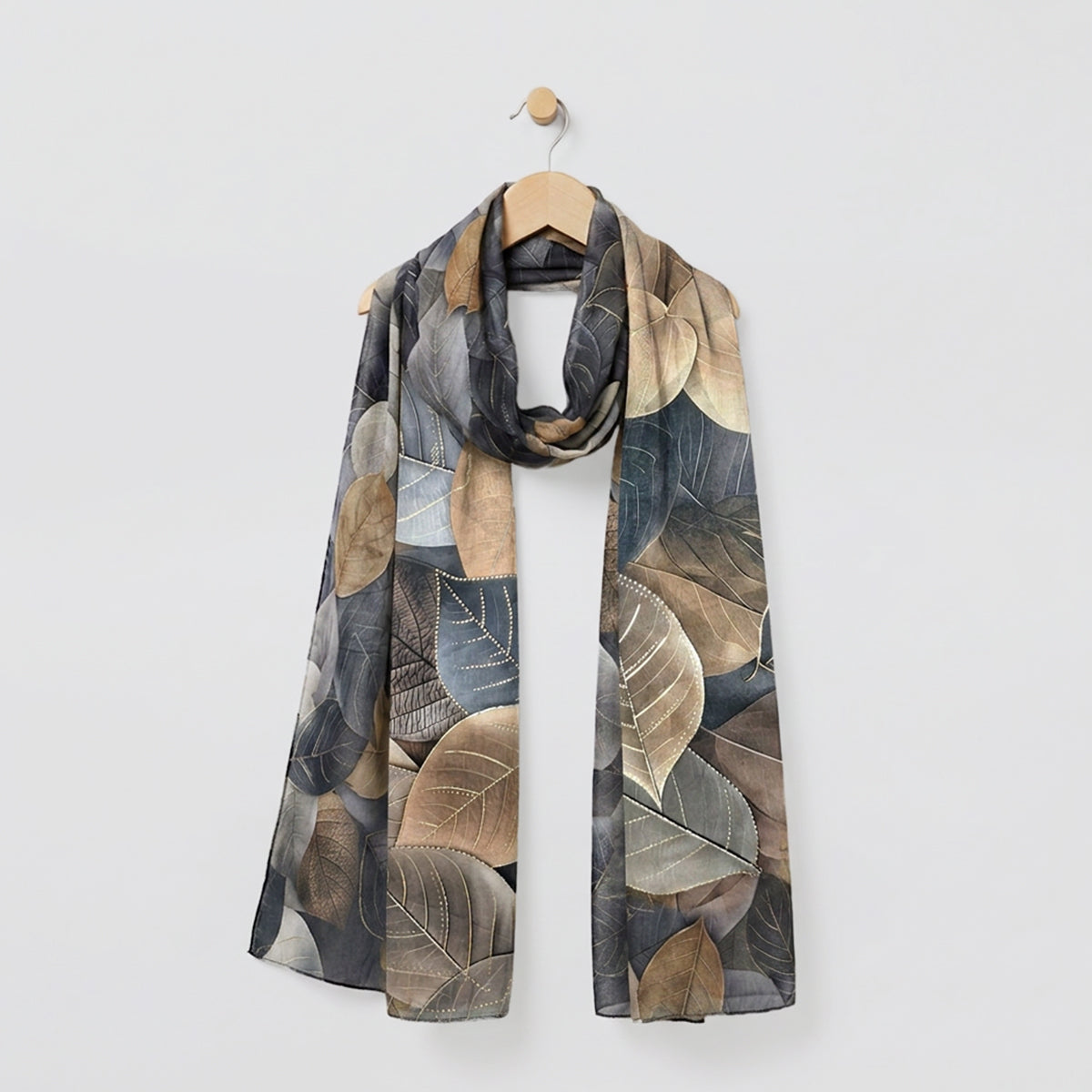 Winter Scarves - Coloured Leaves