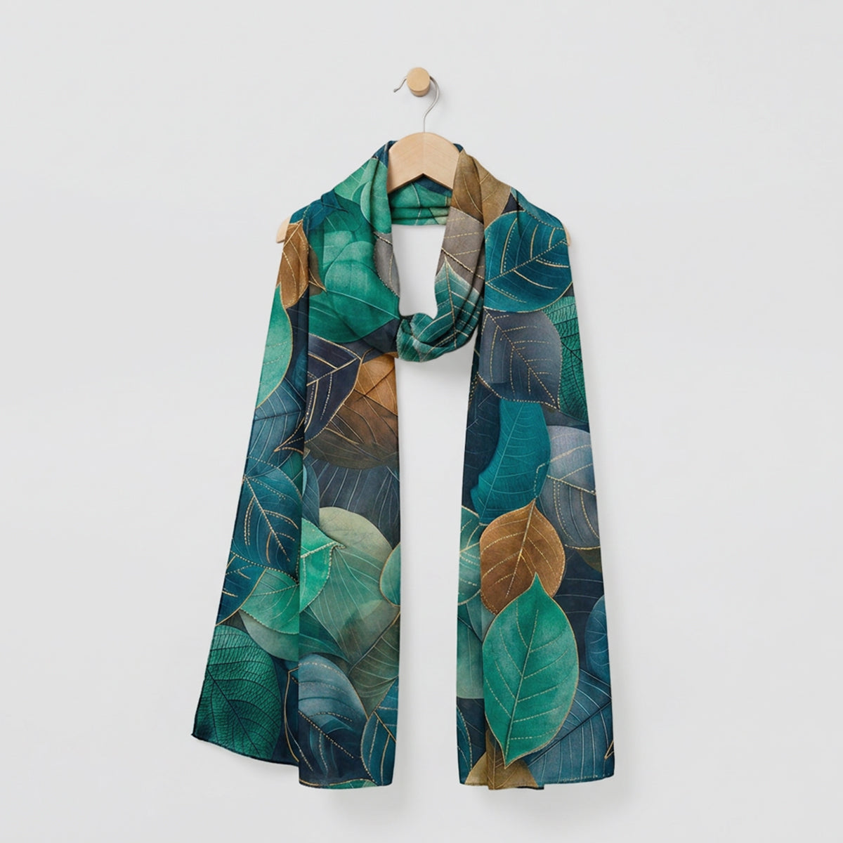 Winter Scarves - Coloured Leaves