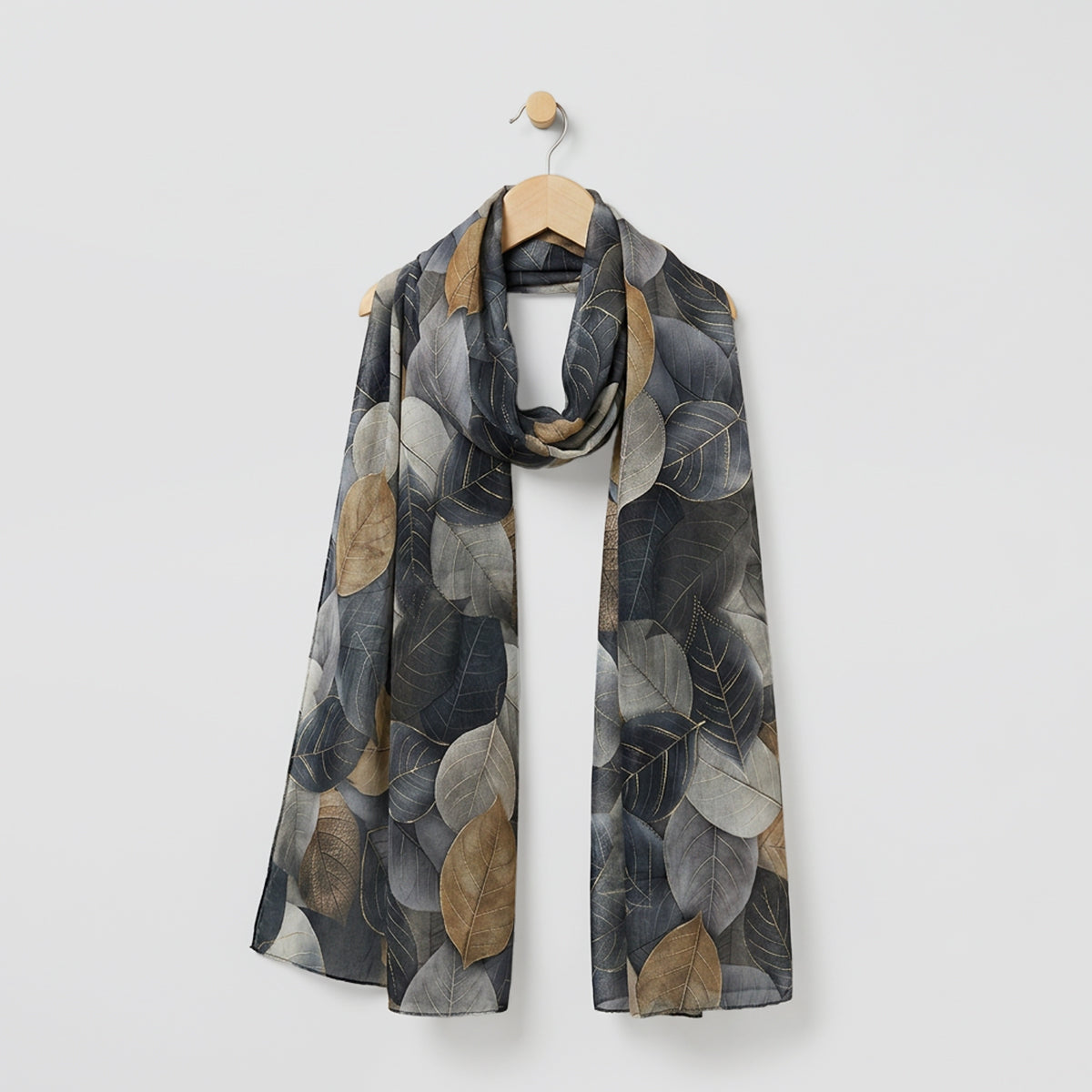 Winter Scarves - Coloured Leaves