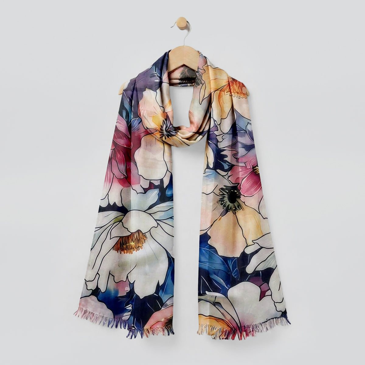 Floral Winter Scarves
