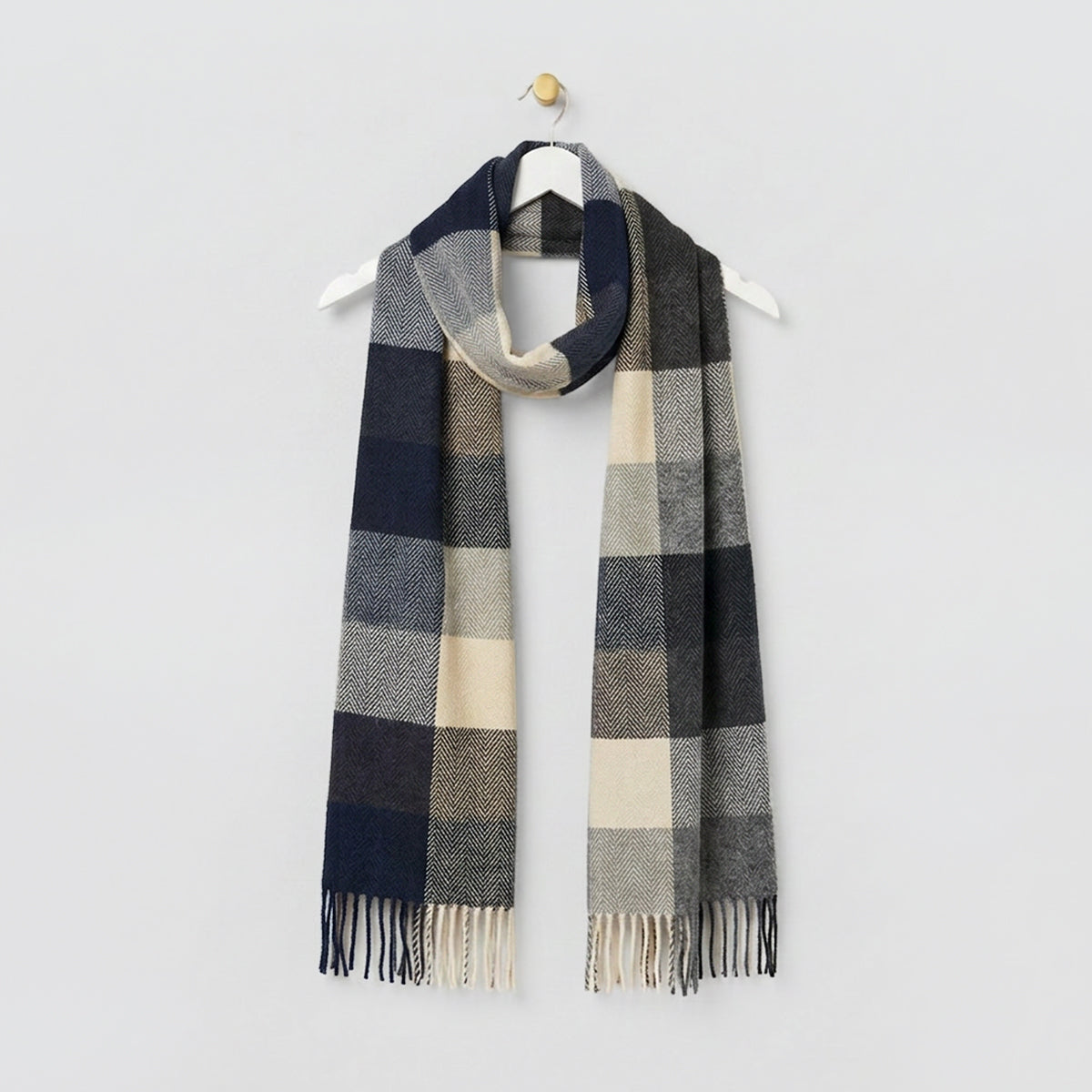 Checkered Winter Scarves