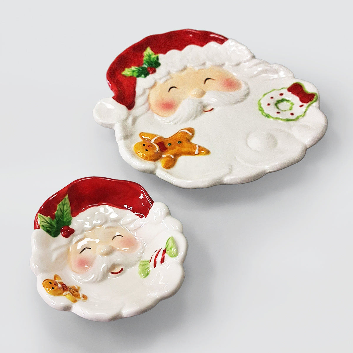 Santa Serving Plates