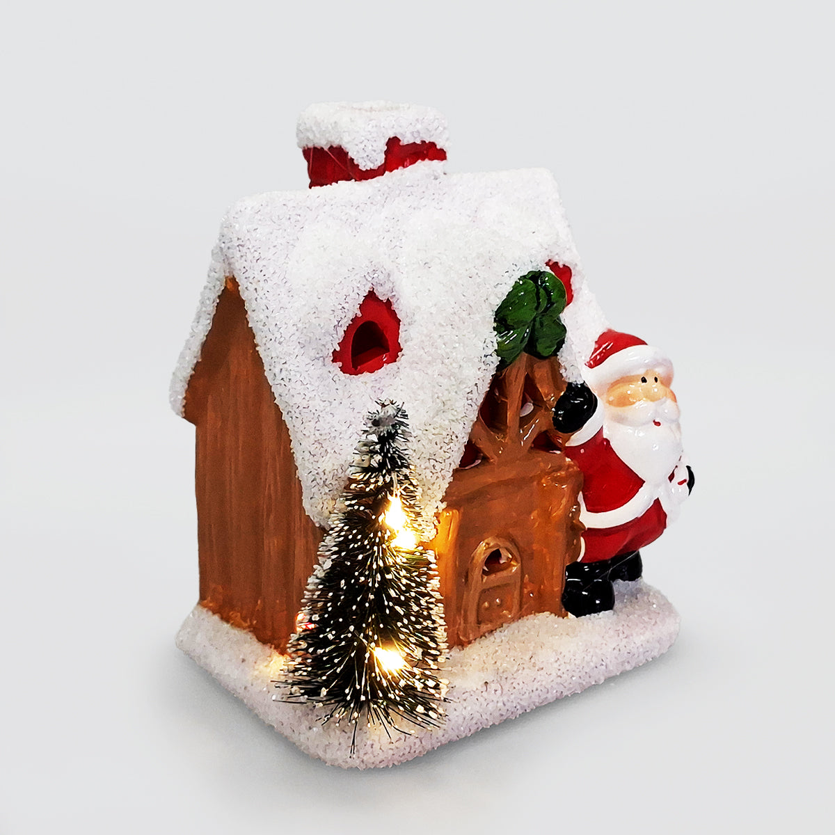 LED Christmas House Faux Candle Decor