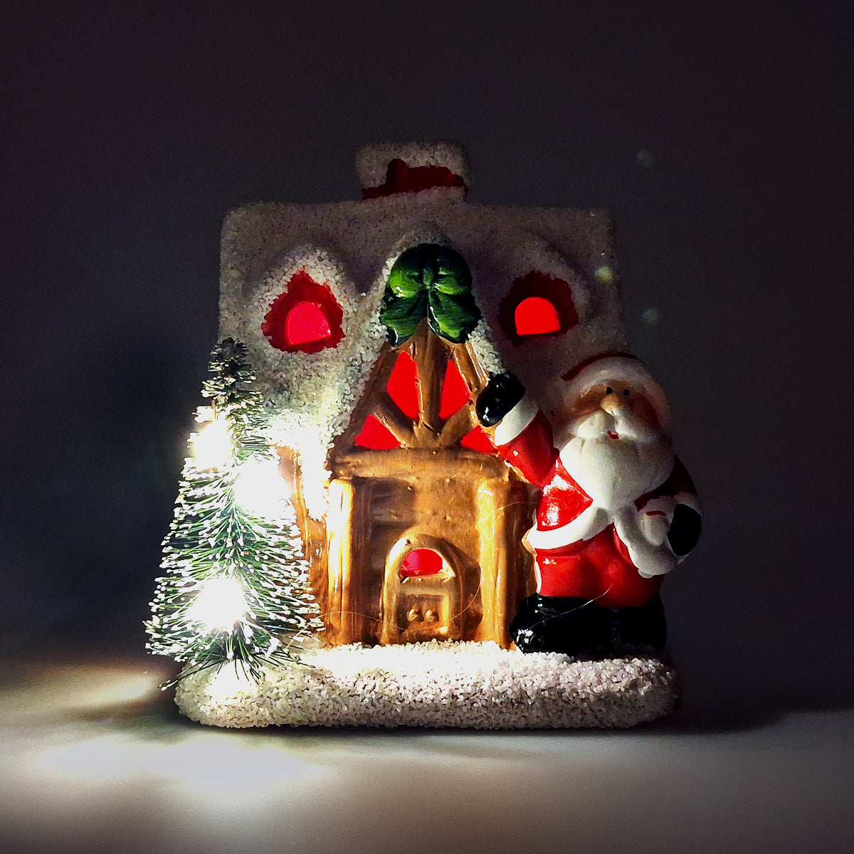 LED Christmas House Faux Candle Decor