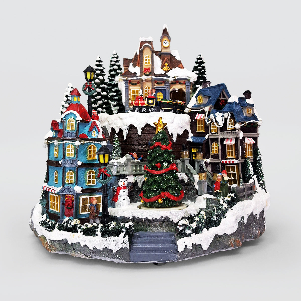 Christmas Tree & Village Diorama