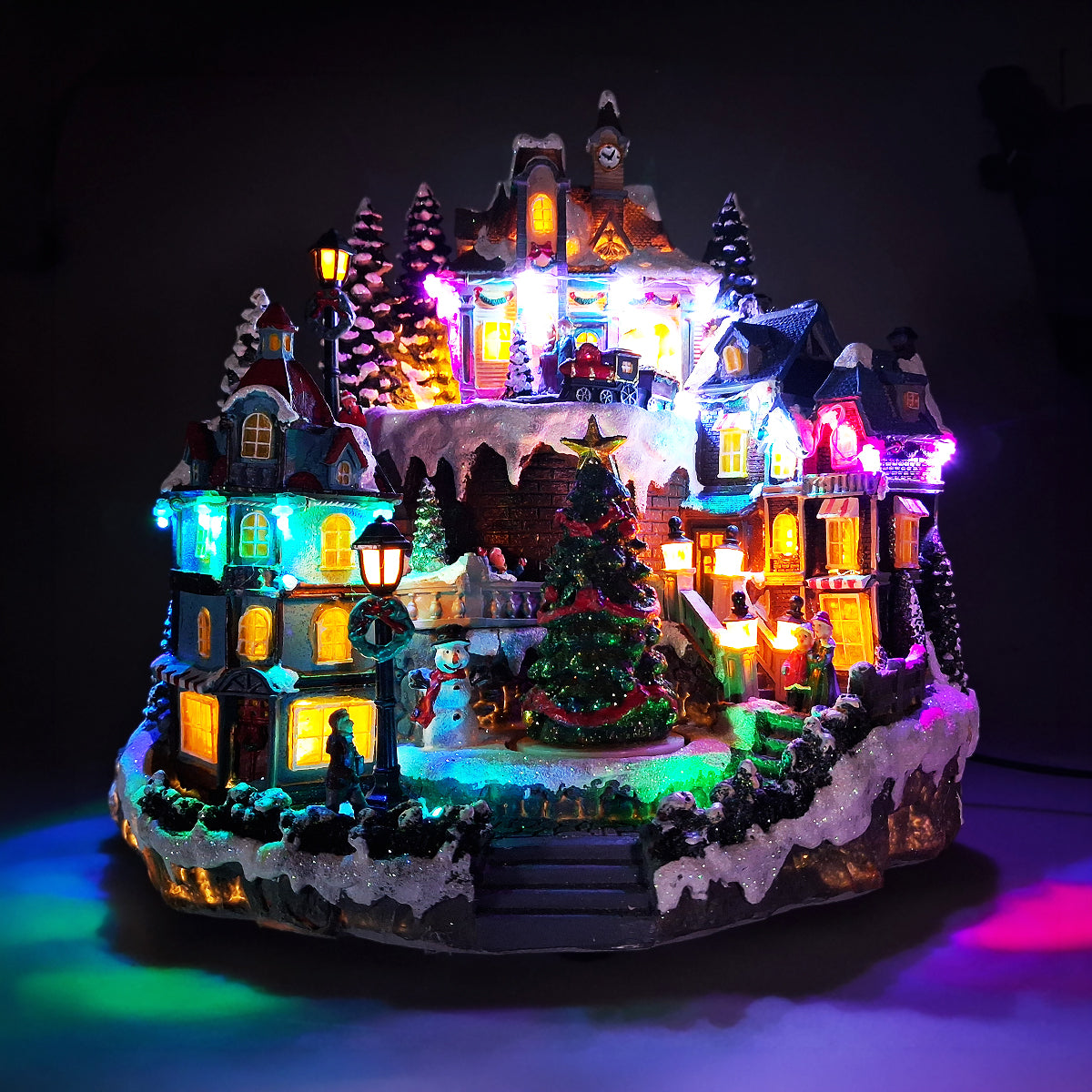 Christmas Tree & Village Diorama
